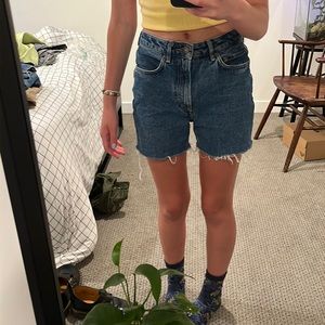 Vintage denim shorts